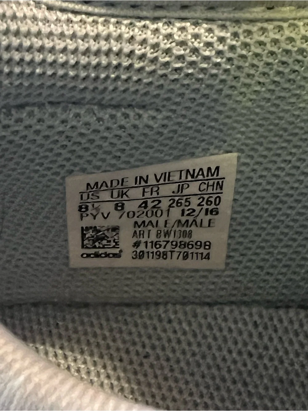 adidas Light Mint Green Men's Athletic Sneakers item# 71